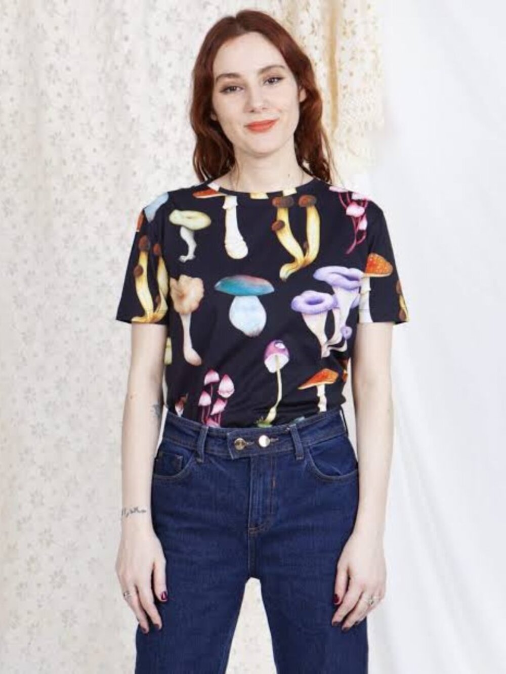 Fun mushroom tee, new without tags!